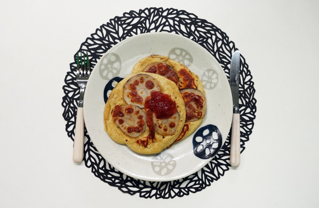 Ja水郷つくばれんこんチャンネル れんこんレシピ れんこんパンケーキ れんこんチャンネル